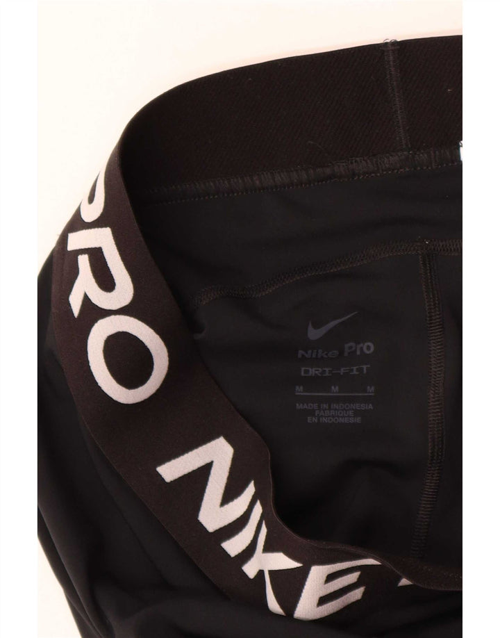 Leggings Nike Dri Fit Graphic pentru femei UK 12 Medium Black