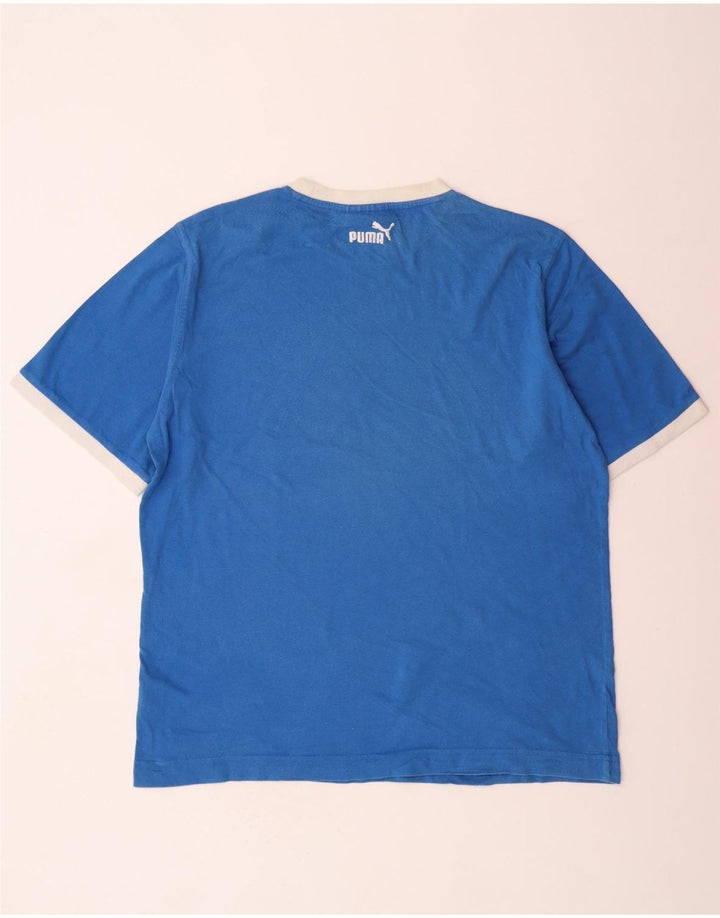 Tricou grafic PUMA pentru bărbați Top XL Albastru Colorblock