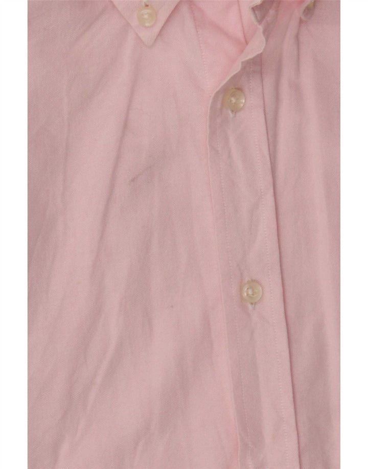 Cămașă Massimo Dutti pentru bărbați, în formă lejeră, mare, roz