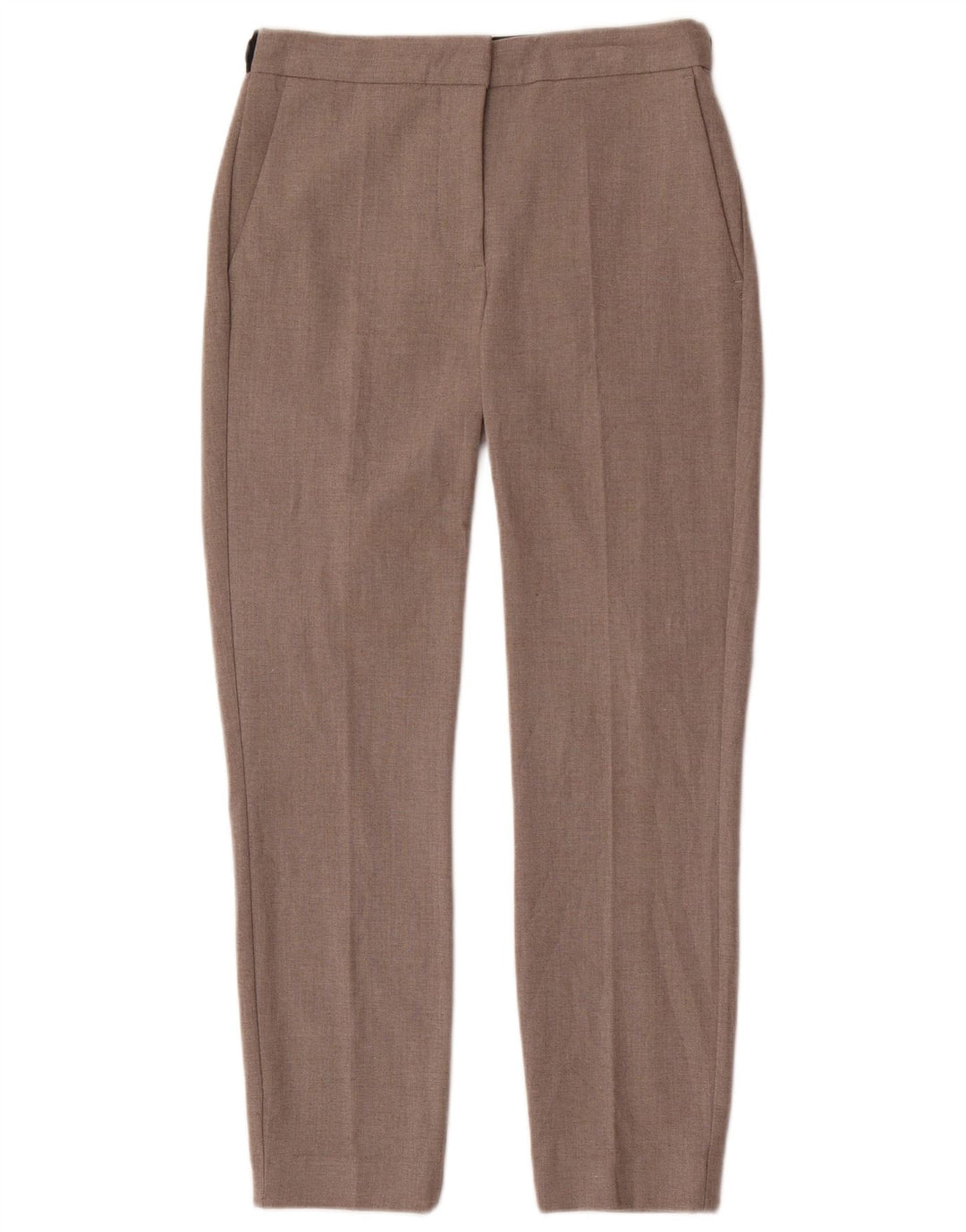 Pantaloni chino slim pentru femei Zara Mici L28 L26 Poliester gri