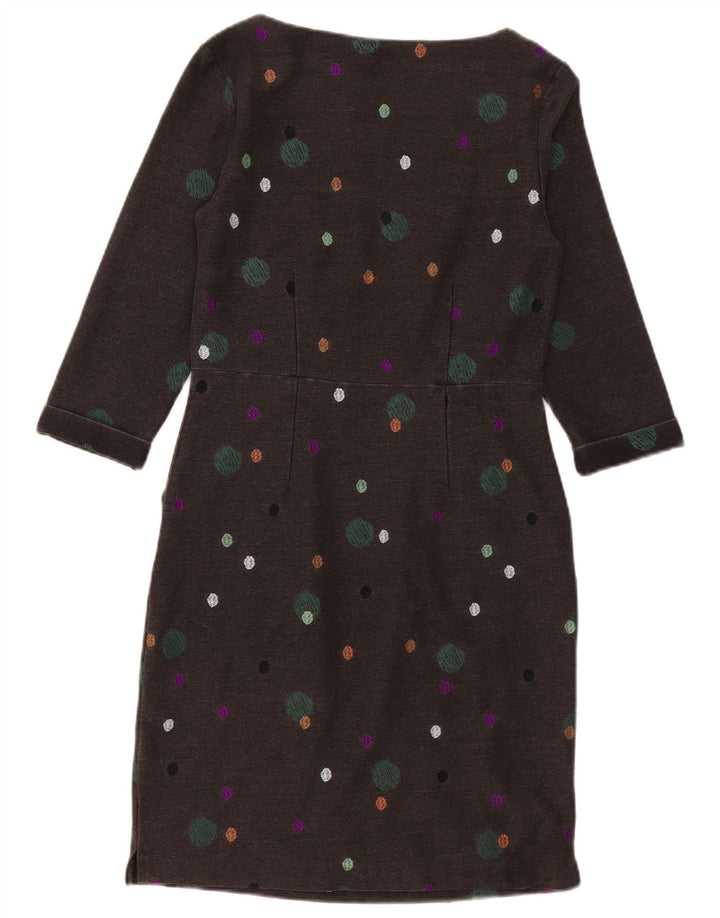 White Stuff Rochie de damă cu mâneci 3/4 UK 10 Small Grey Spotted