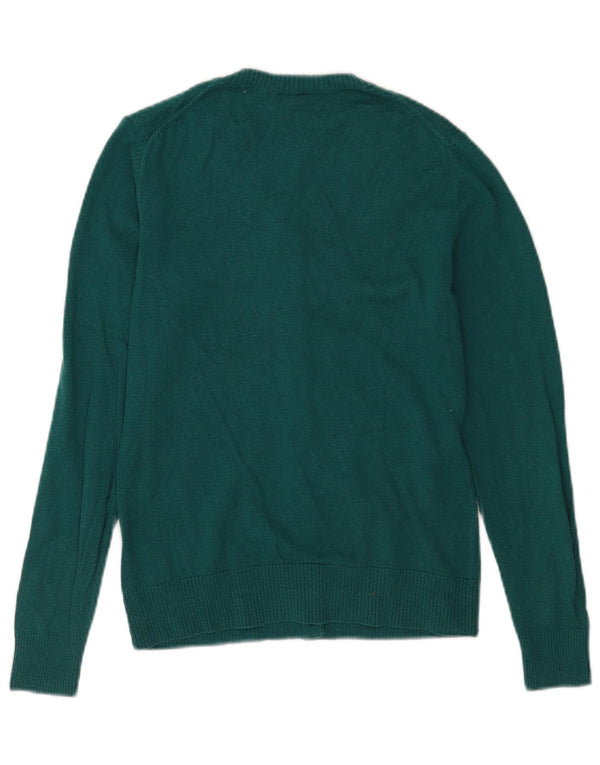 Pulover cardigan pentru femei Gap UK 12 bumbac verde mediu