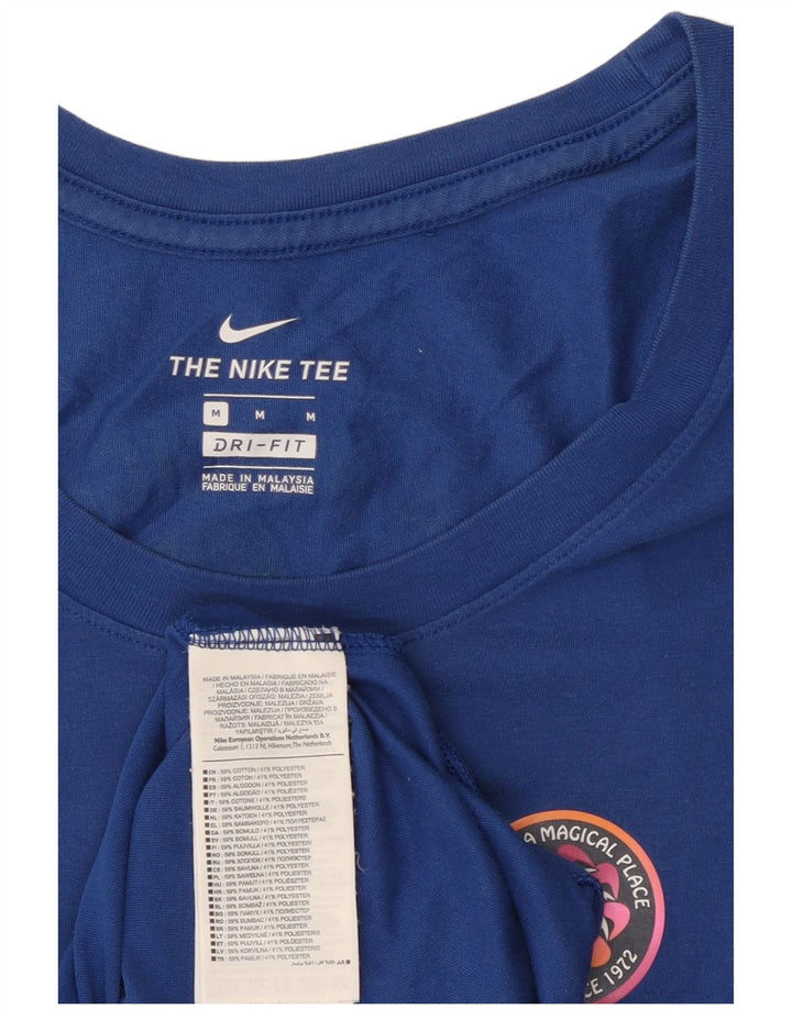 Vestă grafică Nike pentru bărbați, bumbac albastru mediu