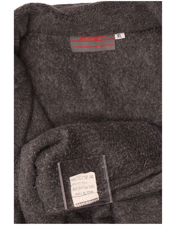 Gilet vintage pentru bărbați din fleece UK 42 XL poliester gri