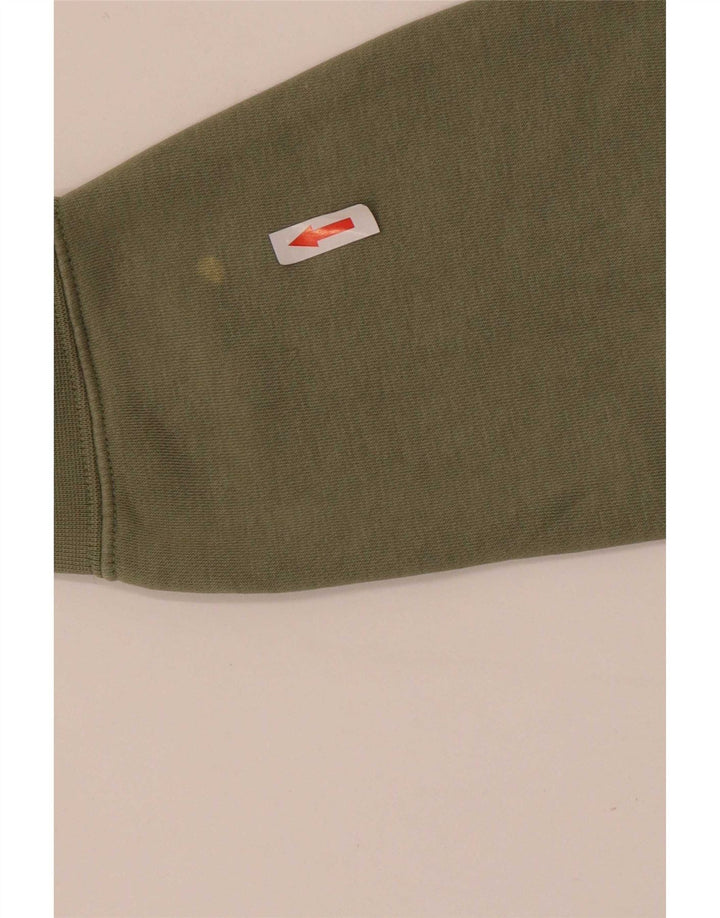 Pulover Nike pentru bărbați, bumbac, verde mediu, sport