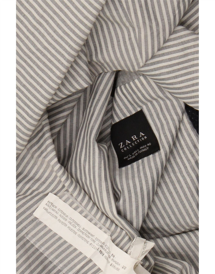 Jachetă blazer pentru bărbați Zara, cu 2 nasturi, UK 40, mare, bleumarin, poliester