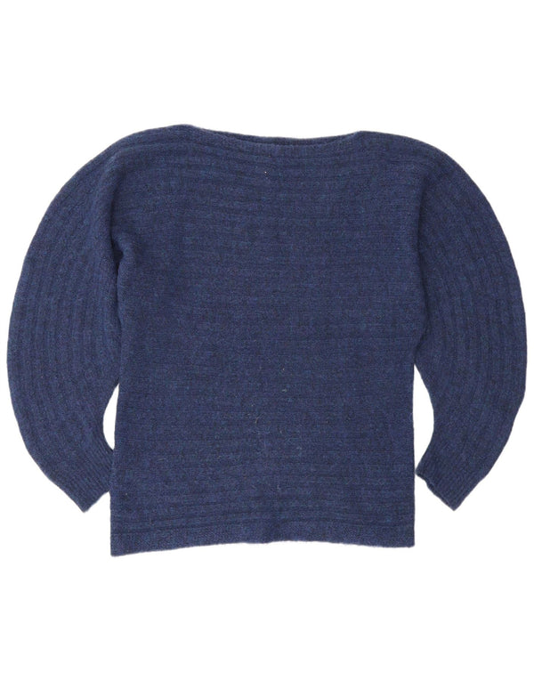 Max & Co. Pulover pentru femei cu gâtul cu barca UK 14 Medium Bleumarin