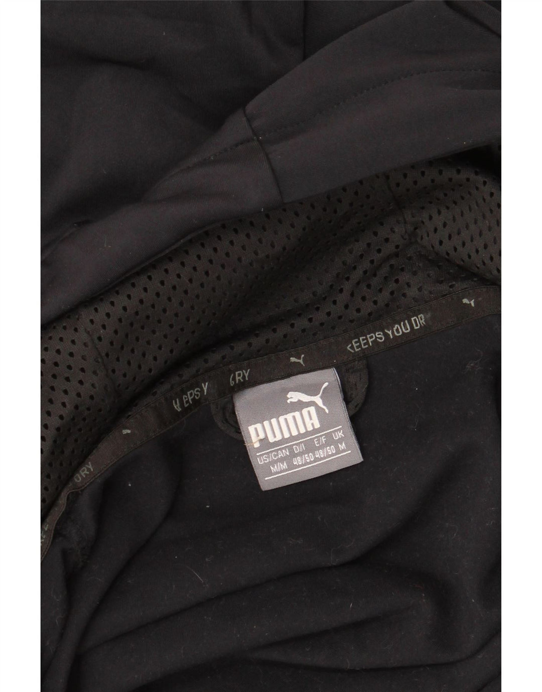 Pulover PUMA pentru bărbați, cu fermoar, negru mediu