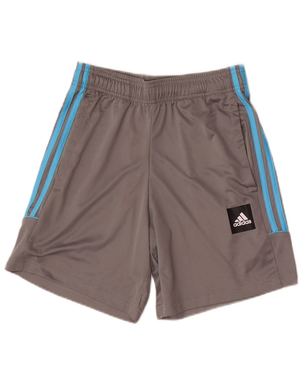 Pantaloni scurți sport pentru bărbați Adidas Graphic Regular Sport mici, gri