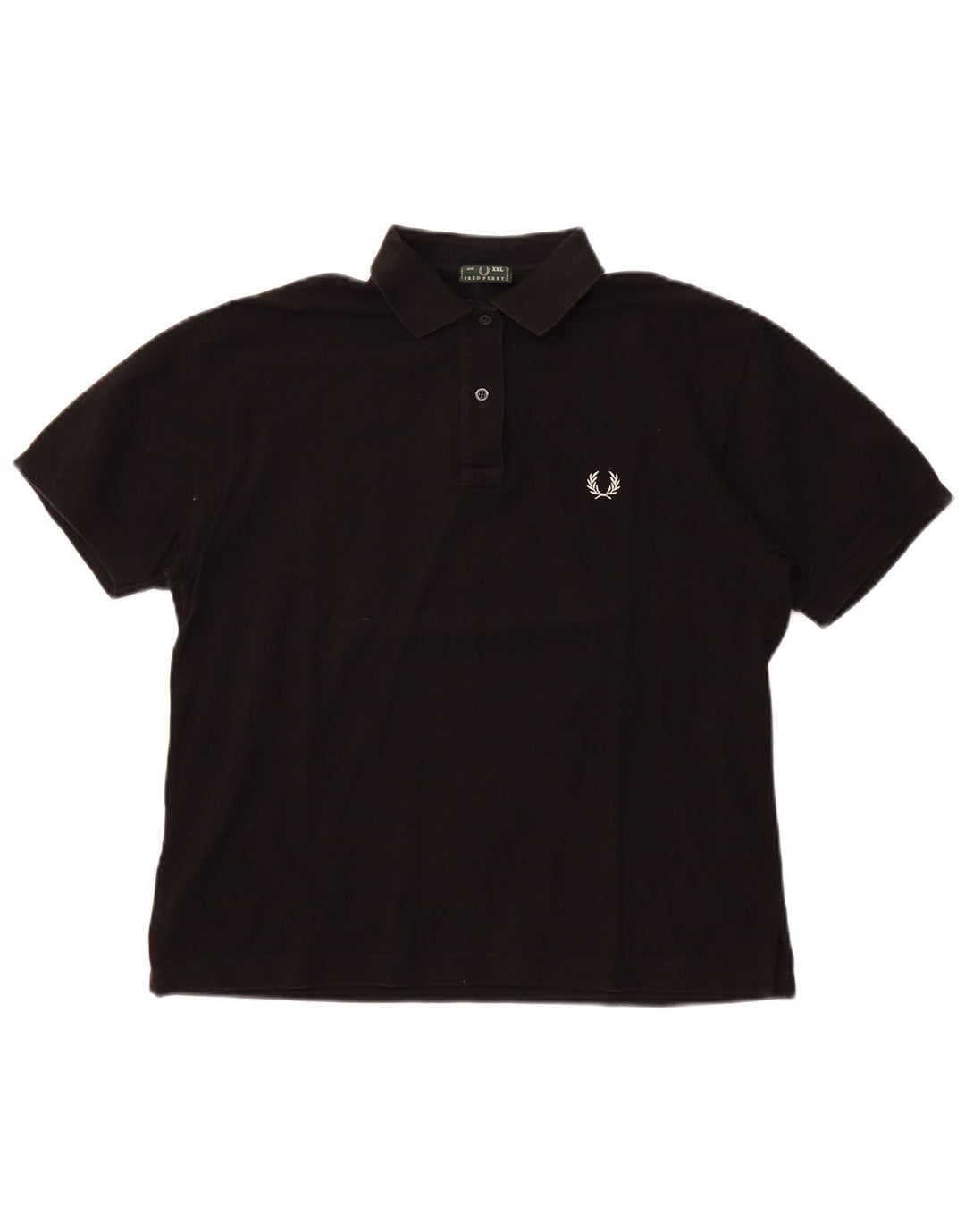 Tricou polo Fred Perry pentru femei UK 20 2XL bumbac negru