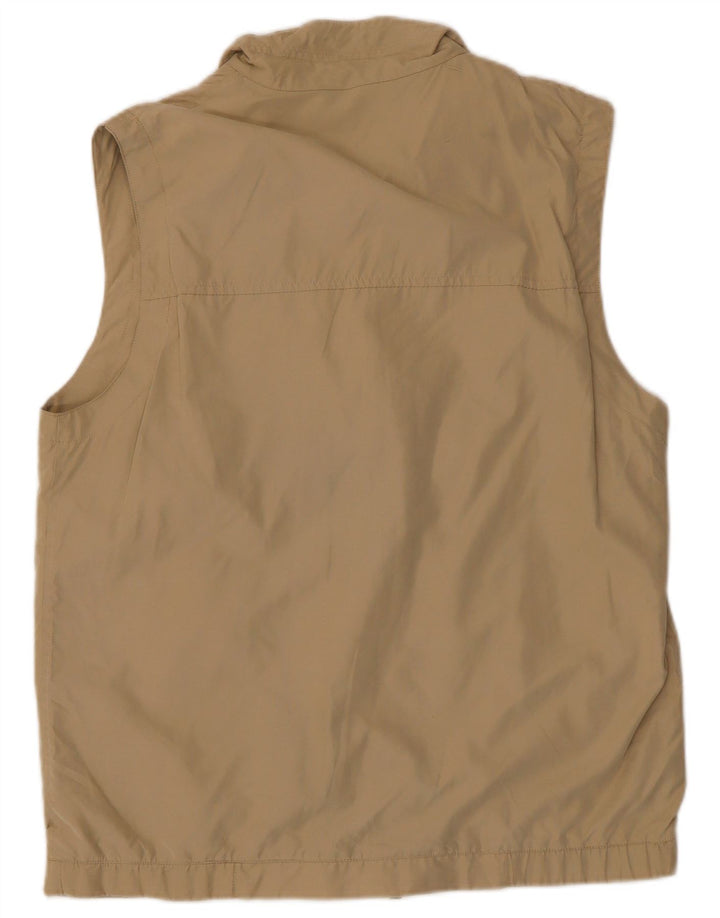 WAMPUM Gilet utilitar pentru bărbați UK 38 Medium Beige Poliester