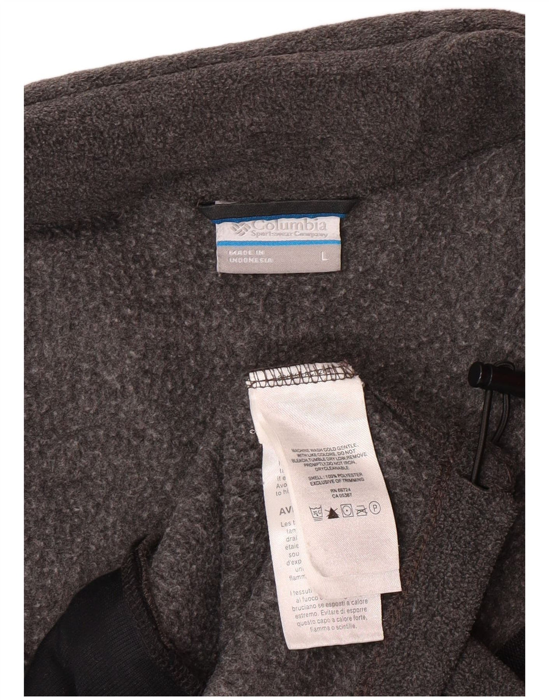 Jachetă pentru bărbați COLUMBIA din lână UK 40, mare, gri, poliester