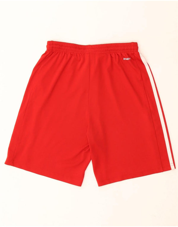Pantaloni scurți sport Aeroready Adidas pentru băieți 13-14 ani poliester roșu