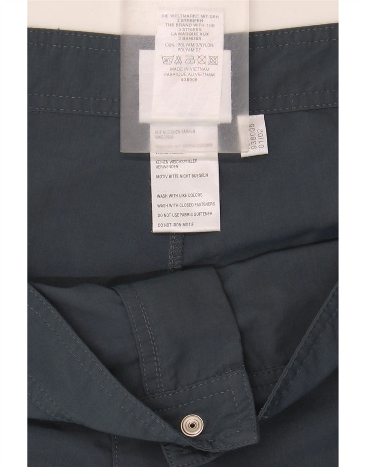 Pantaloni scurți sport Bermude Adidas pentru bărbați, albastru mediu, poliamidă color bloc