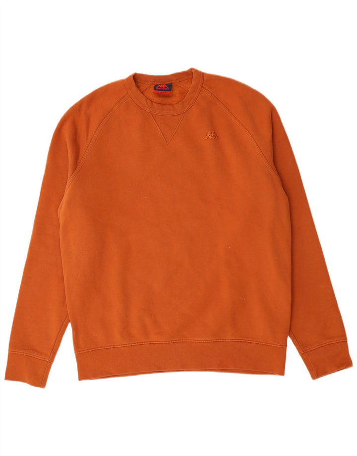 Hanorac pentru bărbați Kappa Jumper XL bumbac portocaliu