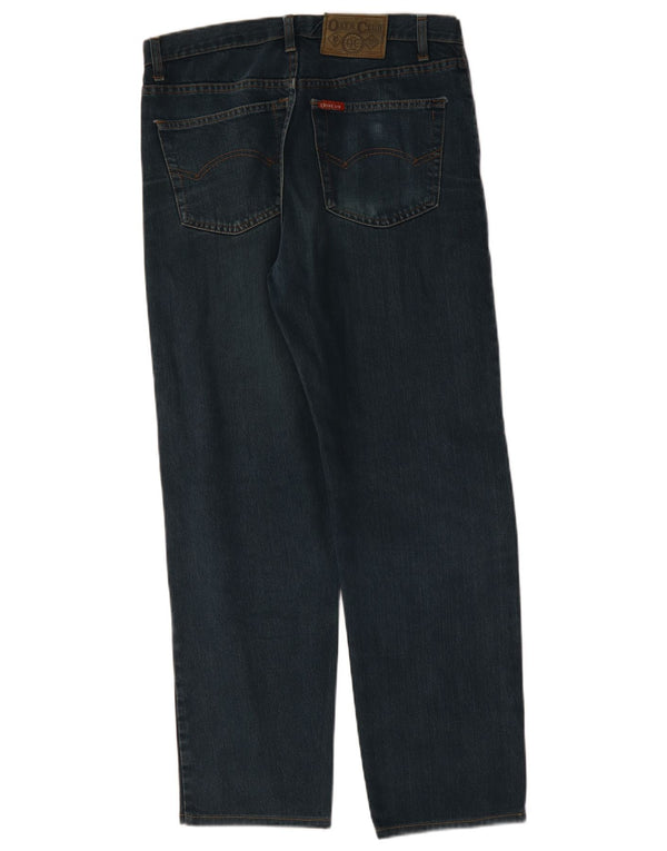 Blugi largi pentru bărbați vintage IT 48 Medium W32 L30 Bumbac bleumarin