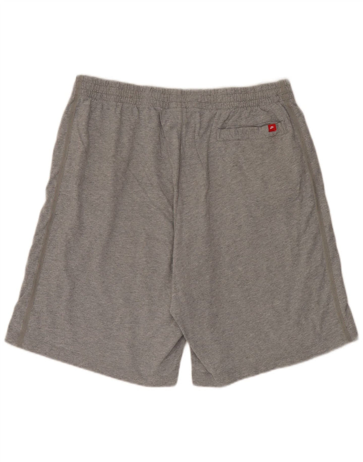 Pantaloni scurți sport Nike pentru bărbați 2XL, bumbac gri