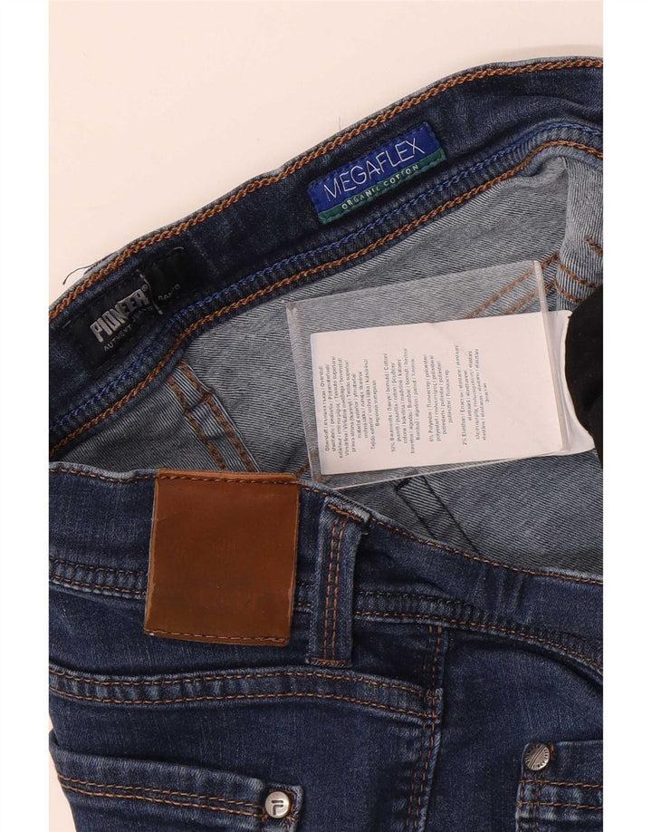 Blugi slim pentru bărbați Pioneer W36 L32 Bumbac albastru