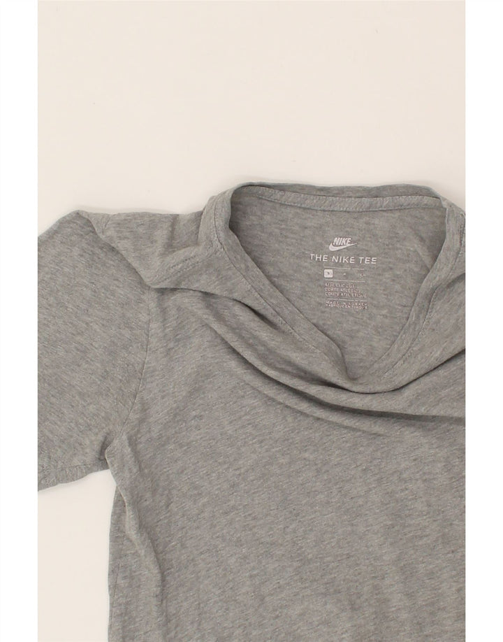 NIKE Mens Athletic Cut T-Shirt Top Small Grey Cotton Vintage Nike and Second-Hand Nike from Messina Hembry 