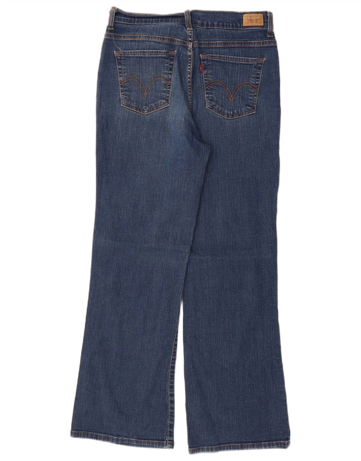 Jeans Levi's pentru femei 512 Perfectly Slimming Bootcut US 12 Large W28 L30 Blue