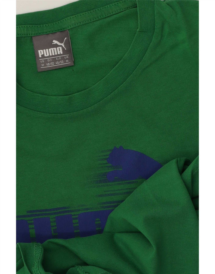 Tricou grafic Puma pentru bărbați Top Medium Green
