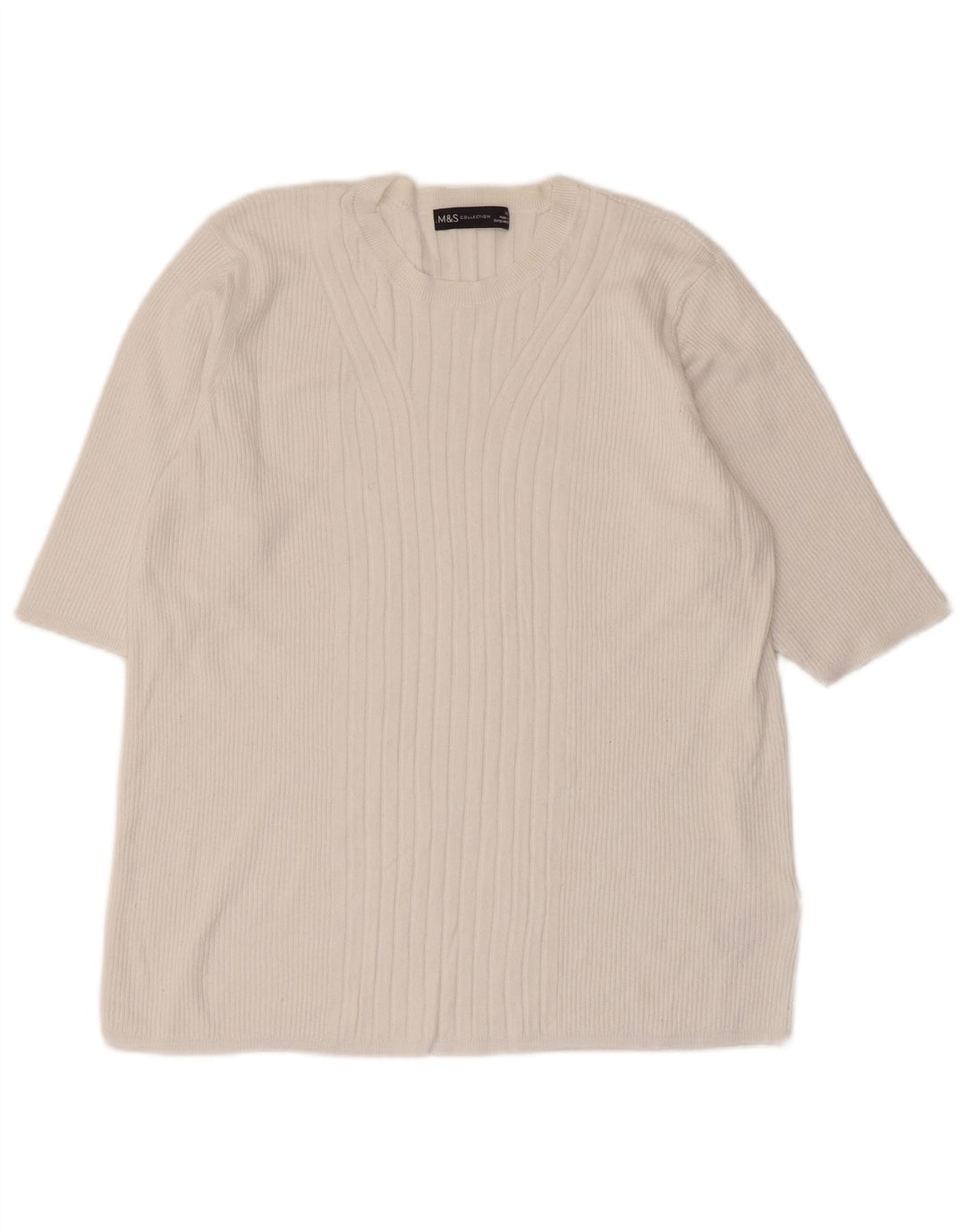 Bluză pentru femei Marks & Spencer, UK 18 XL, viscoză albă