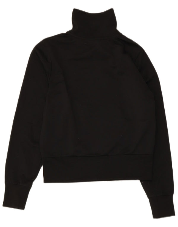 Jachetă de top pentru trening Nike pentru femei, UK 4/6 XS, poliester negru