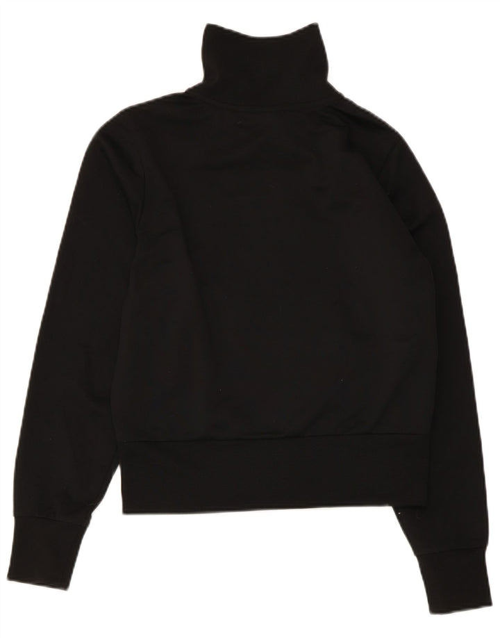 Jachetă de top pentru trening Nike pentru femei, UK 4/6 XS, poliester negru