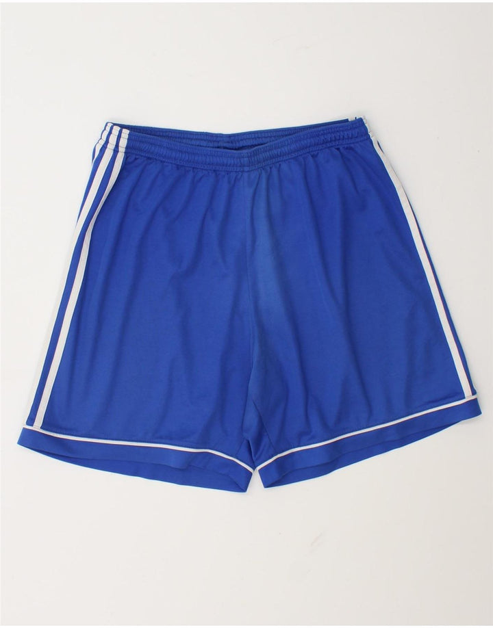 Pantaloni scurți sport pentru bărbați Adidas Climalite, mari, albastru, poliester