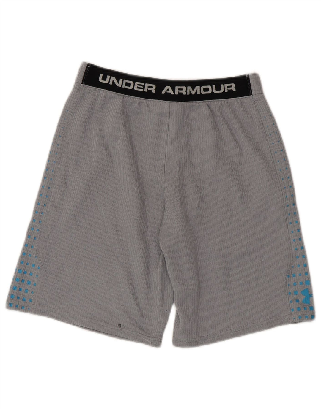 Pantaloni scurți sport Under Armour pentru băieți 11-12 ani, mari, gri, poliester color bloc