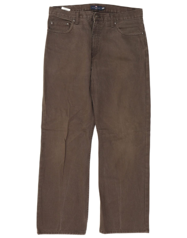 Blugi drepți pentru bărbați Marks & Spencer Blue Harbour W34 L29 bumbac gri