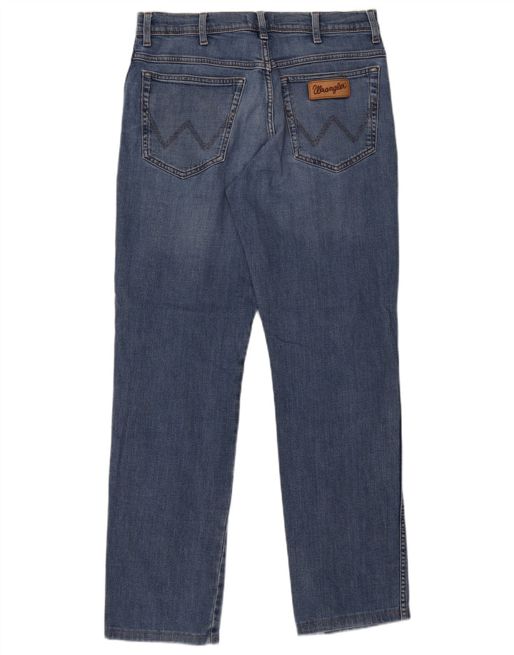 Blugi drepte pentru bărbați Wrangler Texas W32 L31 Bumbac albastru