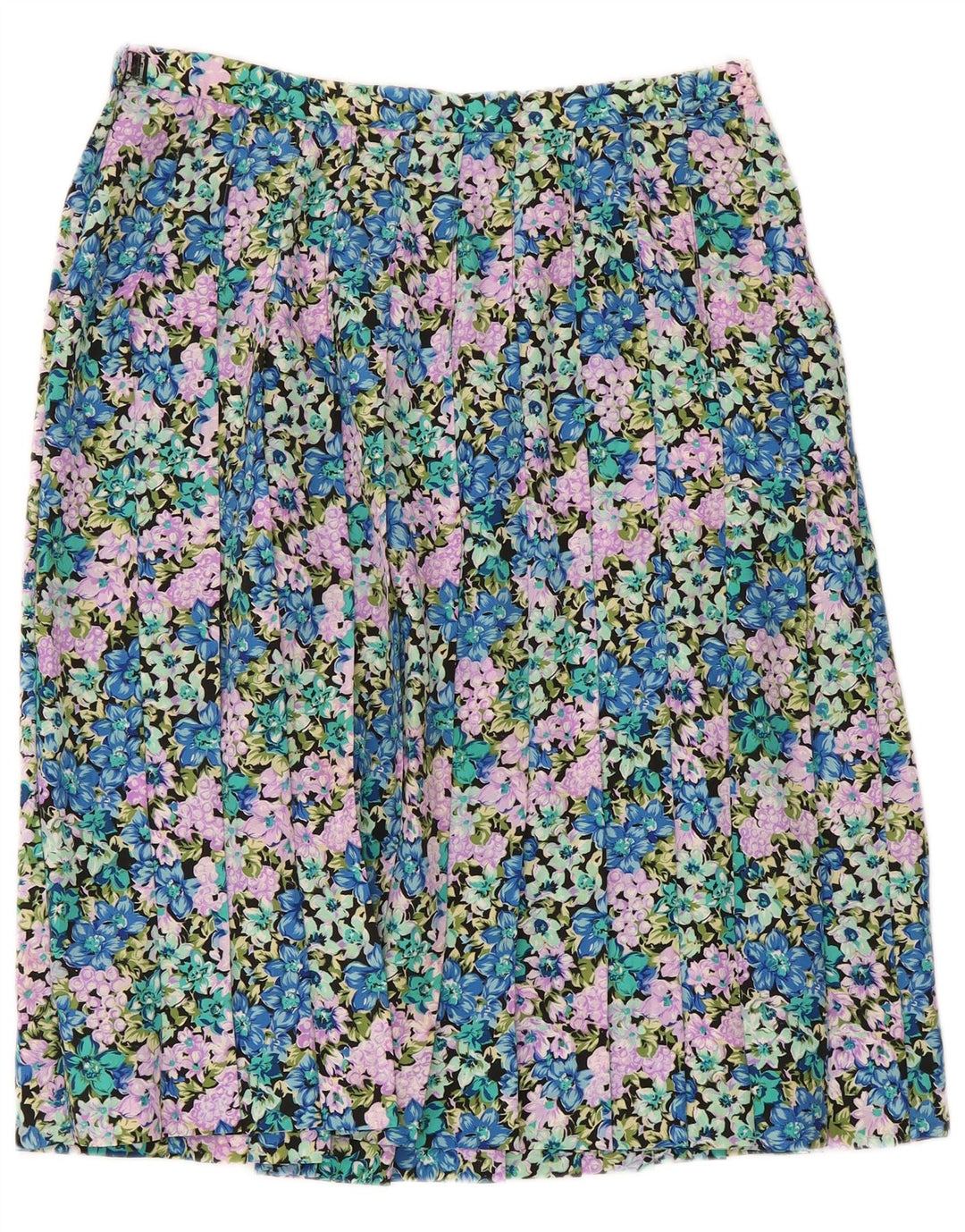 Fusta plisată Vintage pentru femei W30 Medium Multicolor Floral