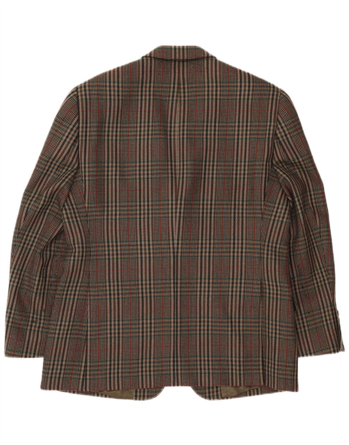 Sacou blazer pentru bărbați MAGEE cu 2 nasturi UK 38 Medium Khaki Houndstooth