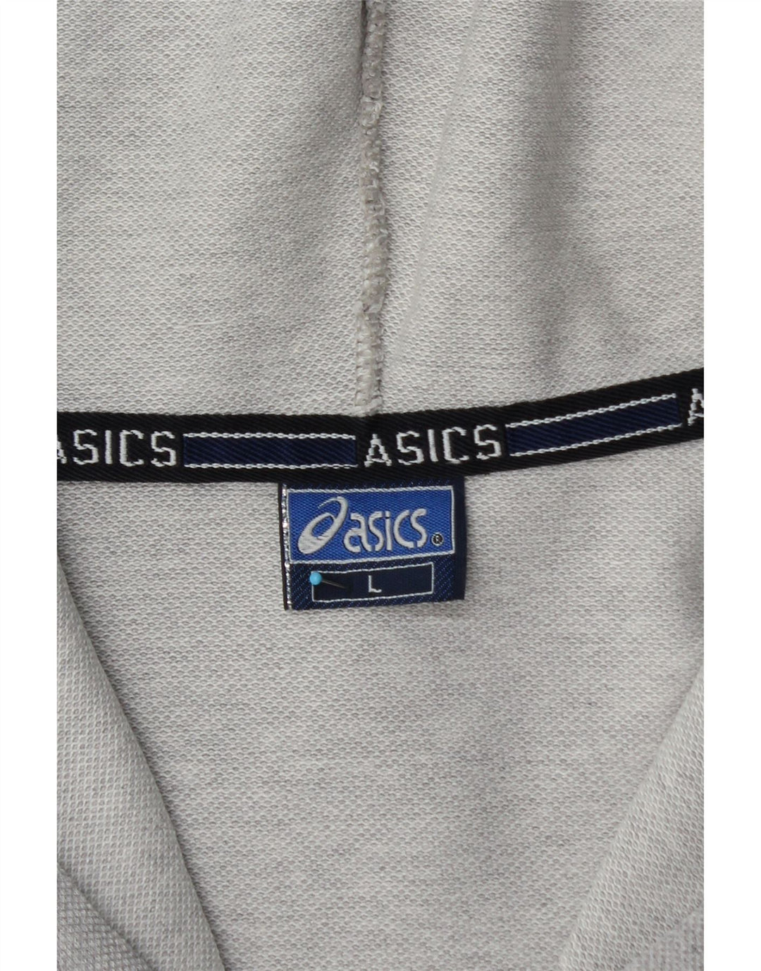 Pulover ASICS pentru bărbați, cu fermoar, mic, gri