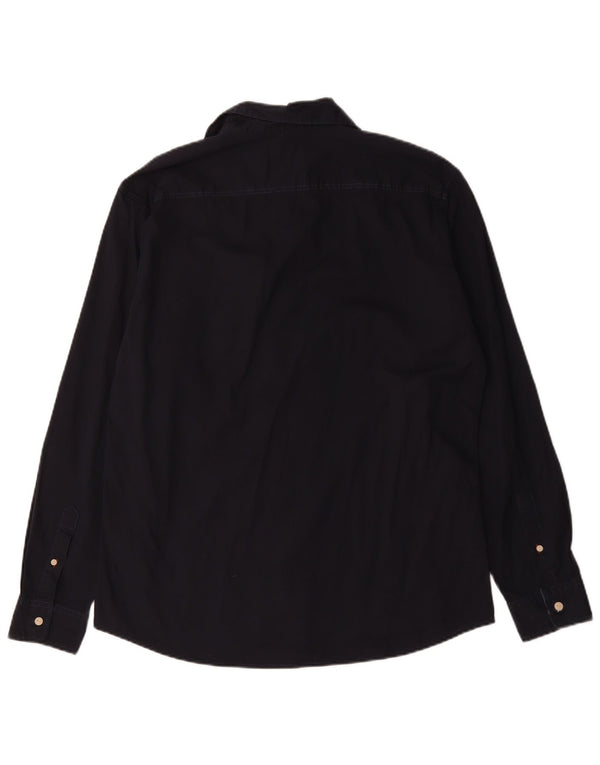 Cămașă Jack & Jones pentru bărbați XL, bumbac bleumarin