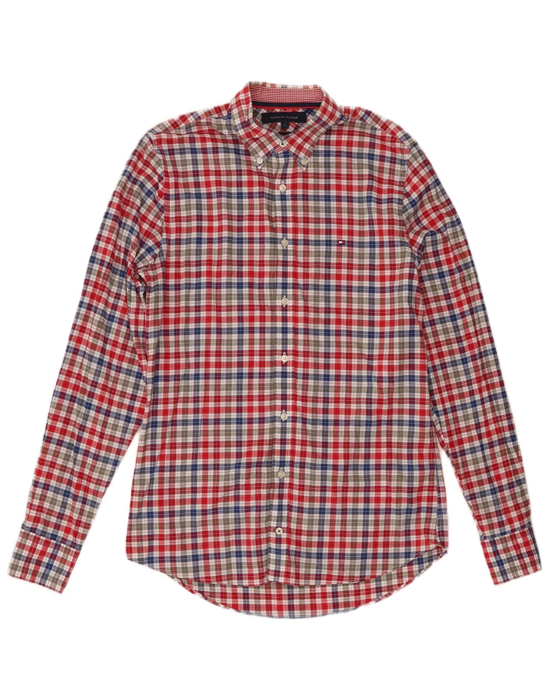 Cămașă pentru bărbați Tommy Hilfiger Slim Fit, mic, multicolor, din bumbac