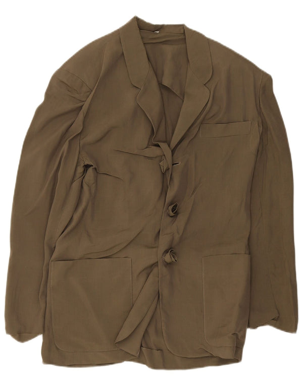 Blazer Vintage pentru femei EU 40 verde mediu