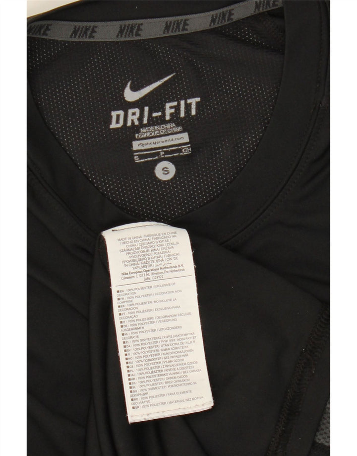 Vesta Nike Dri Fit pentru bărbați, mic, negru, poliester