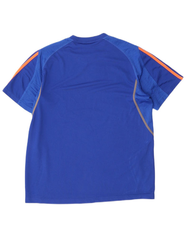Tricou pentru bărbați Adidas Top Medium Blue Poliester