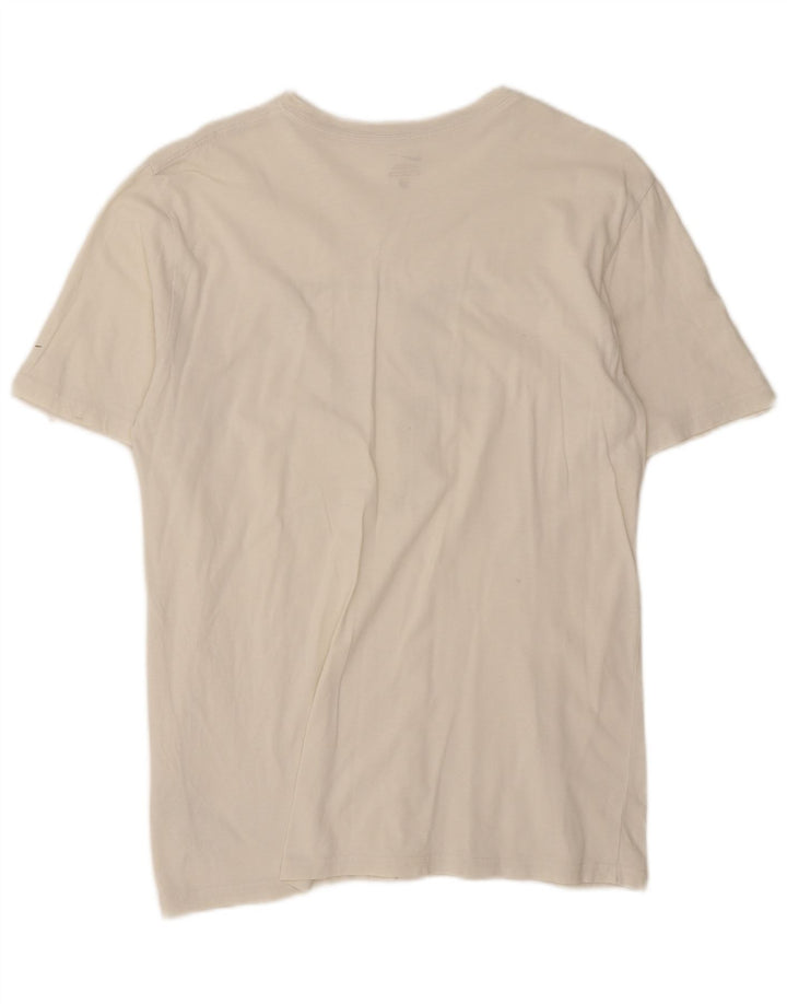 Tricou grafic Nike Roger Federer pentru bărbați Top, mediu, alb, bumbac