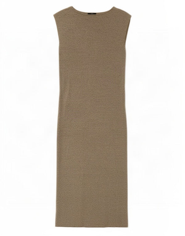 Rochie Bodycon din tricot pentru femei Zara UK 8 Mic Bej pete