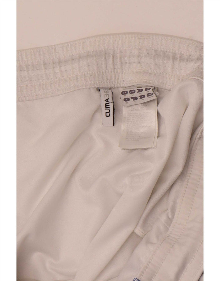 Pantaloni scurți sport Adidas Clima 365 pentru bărbați, poliester alb mediu