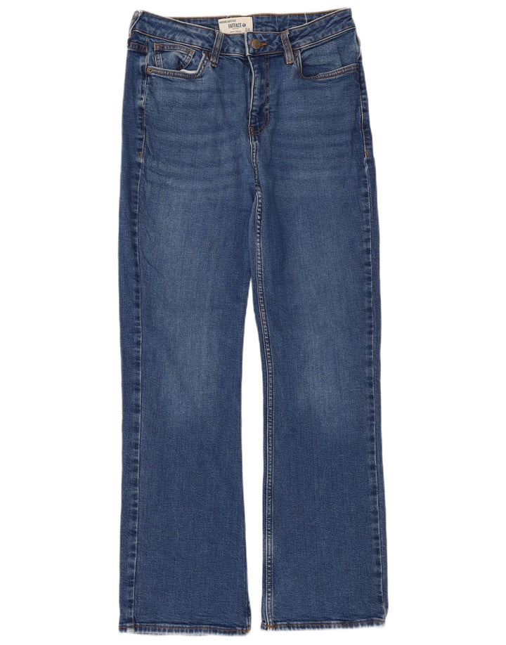 Fat Face Blugi Bootcut pentru femei UK 12 Medium W30 L29 Blue Bumbac