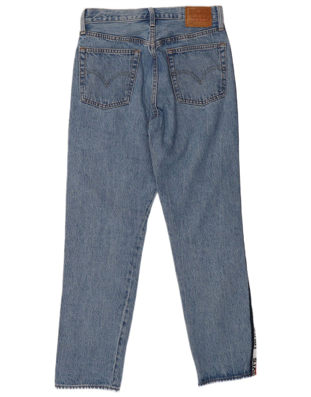 Blugi drepti 501 Graphic pentru femei LEVI'S L28 L27 Albastru