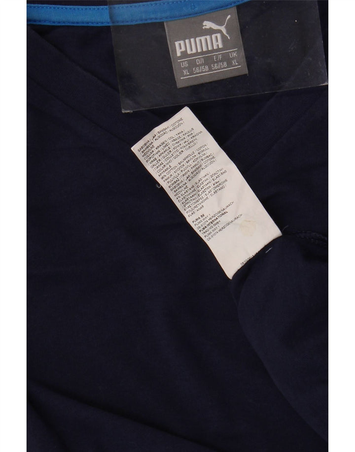 Tricou pentru bărbați PUMA Top XL Bumbac bleumarin
