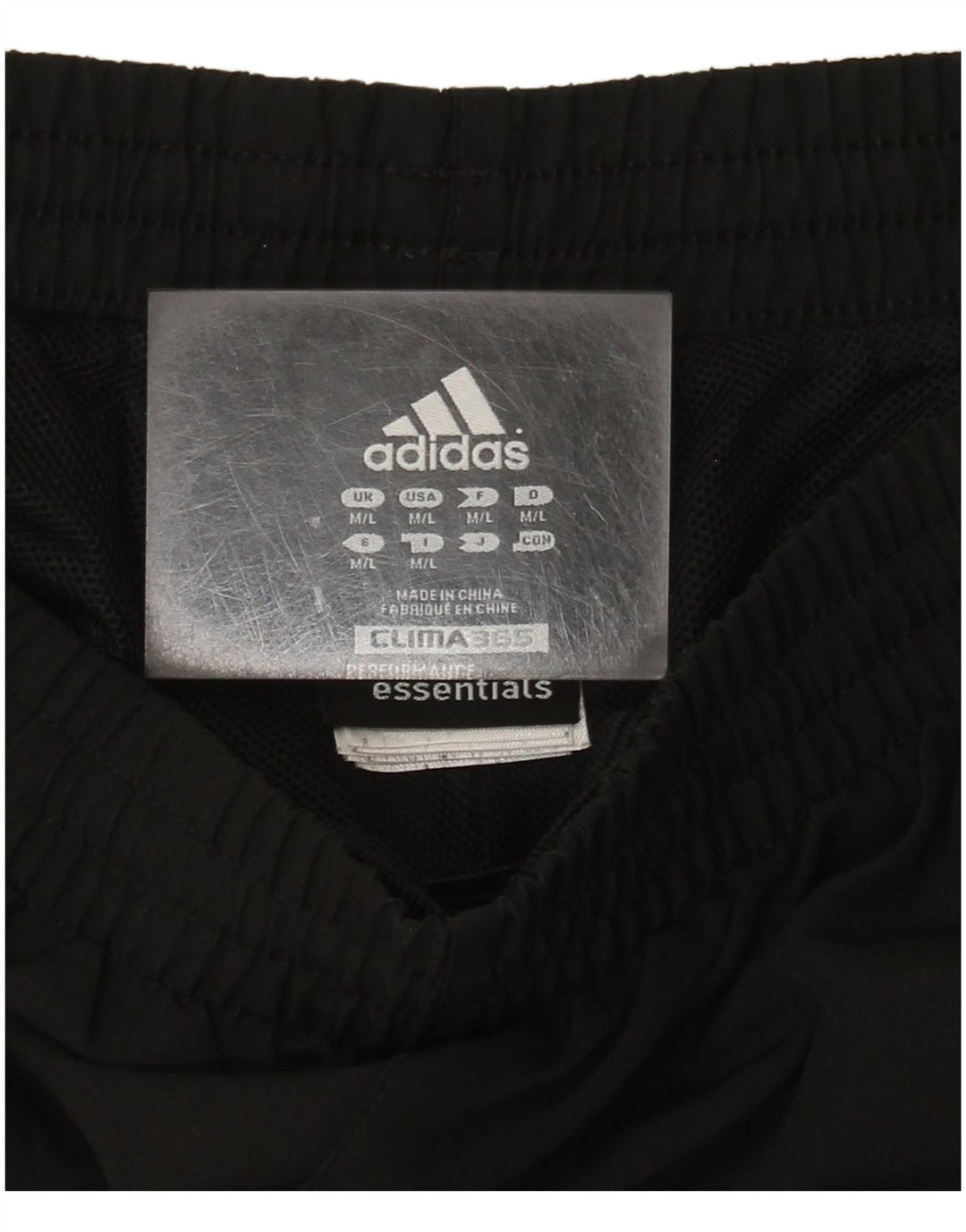 Pantaloni de trening Adidas Clima 365 pentru bărbați, poliester mediu negru