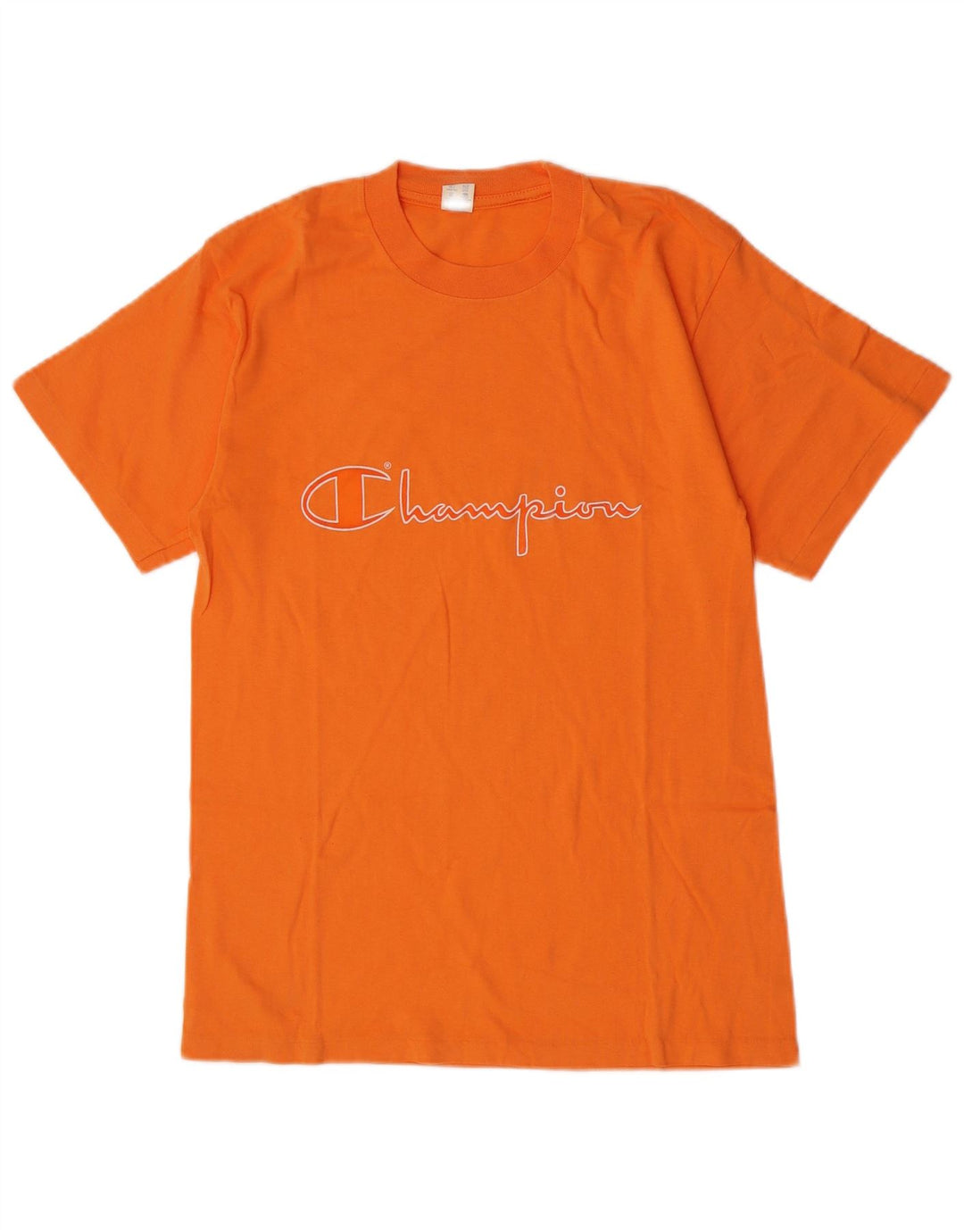 Tricou grafic pentru bărbați Champion Top din bumbac portocaliu mediu