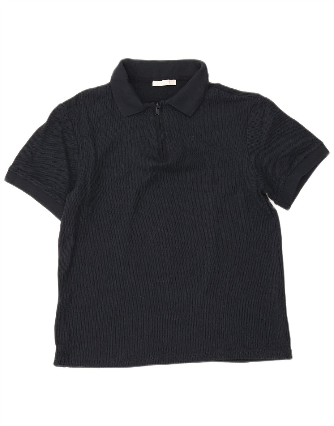 ZARA Mens Polo Shirt Small Navy Blue