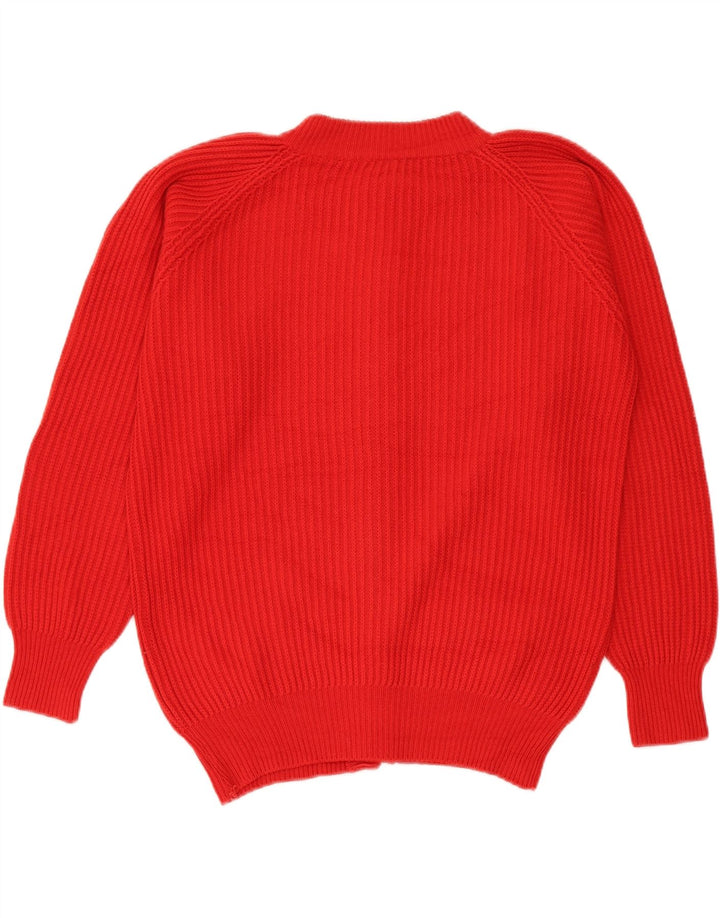 Pulover Cardigan Vintage pentru bărbați Mărimea 46 XL Roșu